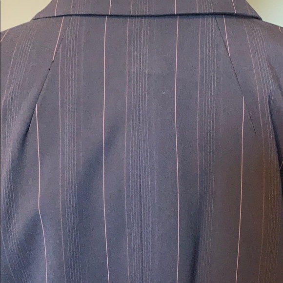 INC 2PC PINSTRIPE SUIT, Size 14P, Black. - Picture 11 of 16